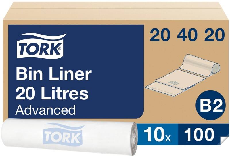 Tork Vuilniszakken 20 l Wit 1000 Stuks - 20 l