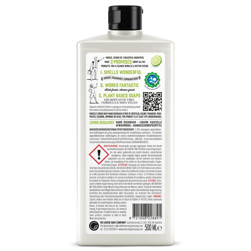 Afwasmiddel Citroen & Bergamot