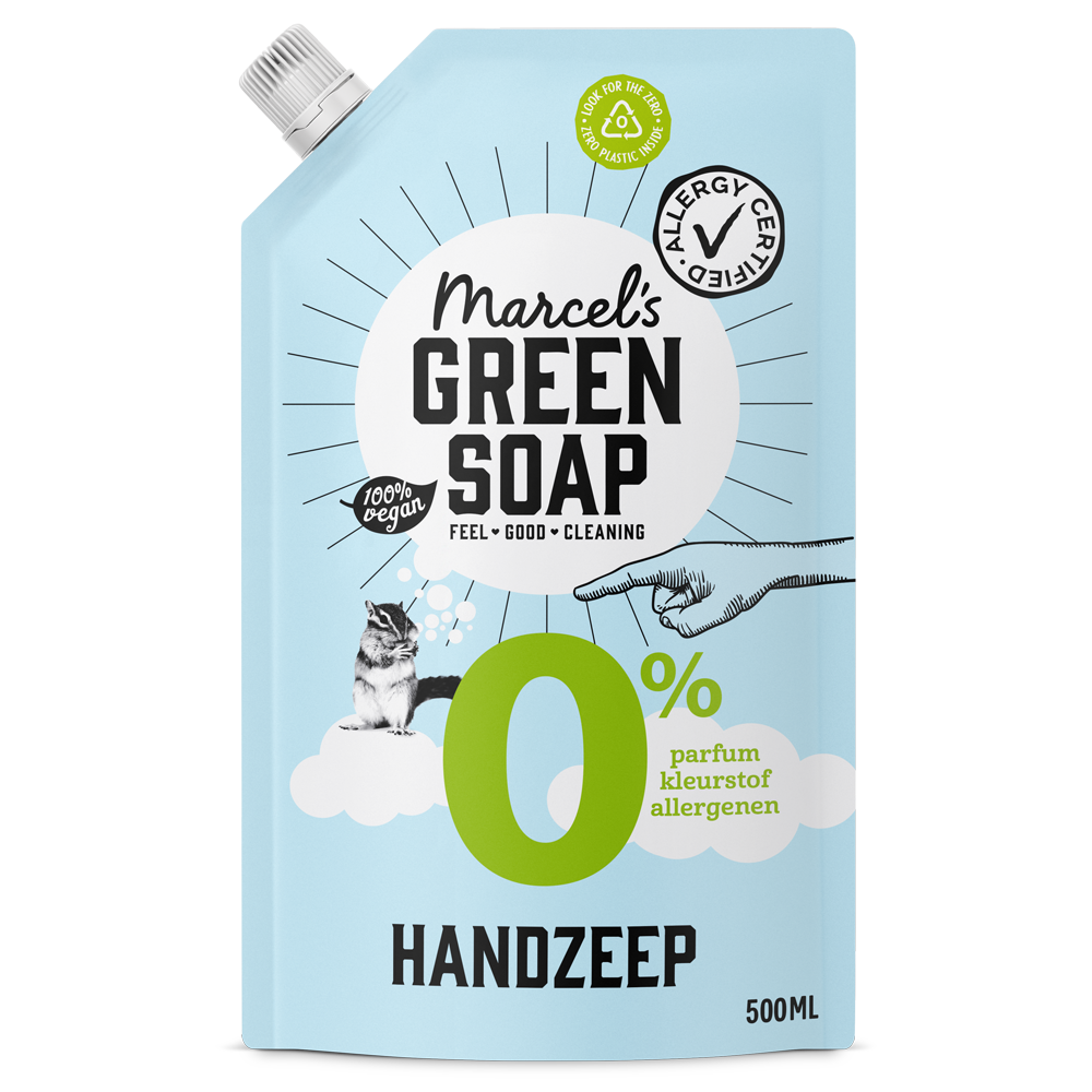 Handzeep Navulling 0% - stuk