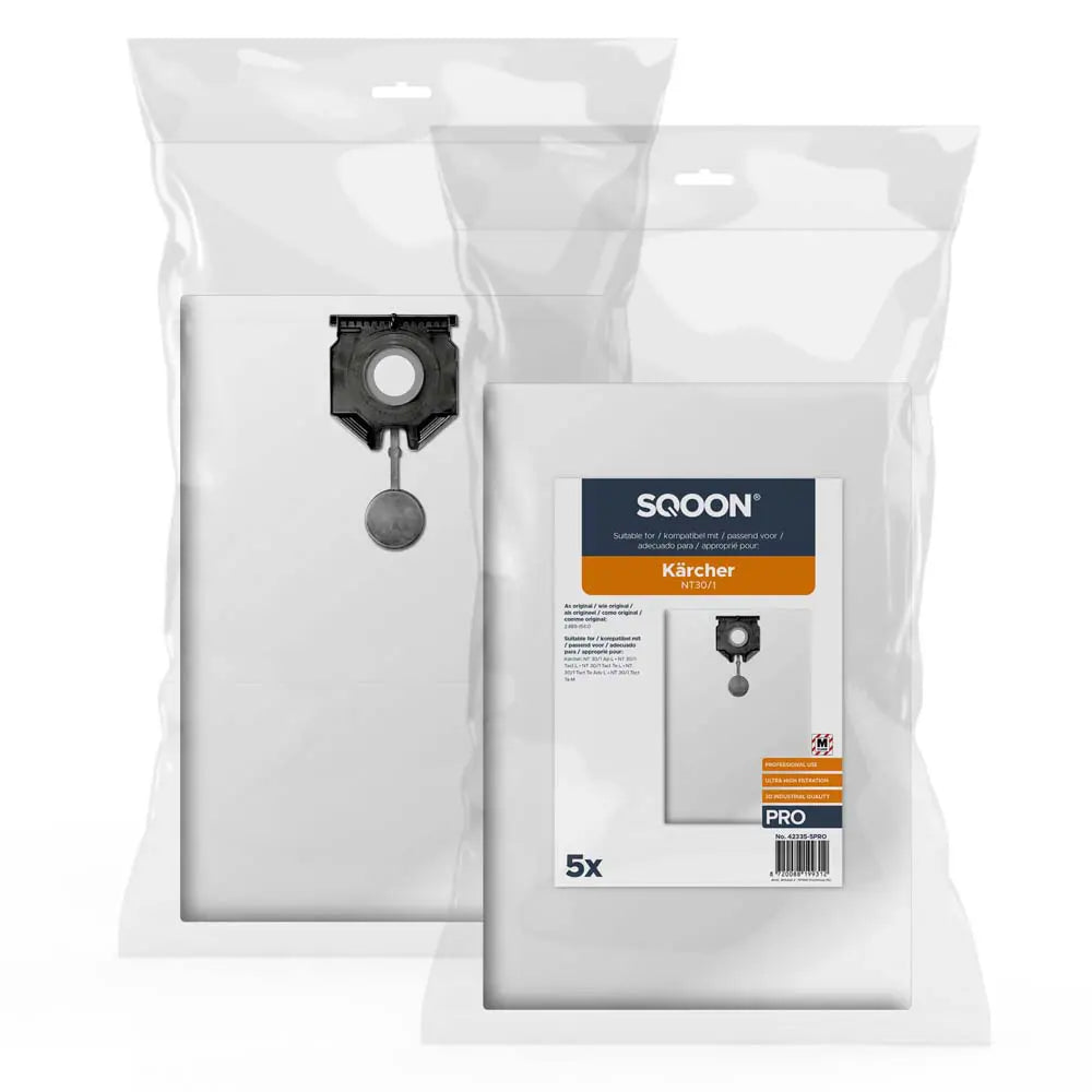 SQOON Stofzuigerzakken geschikt voor Kärcher NT30/1 Series PRO - stuk