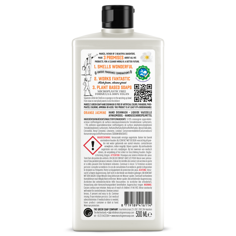 Afwasmiddel Sinaasappel & Jasmijn