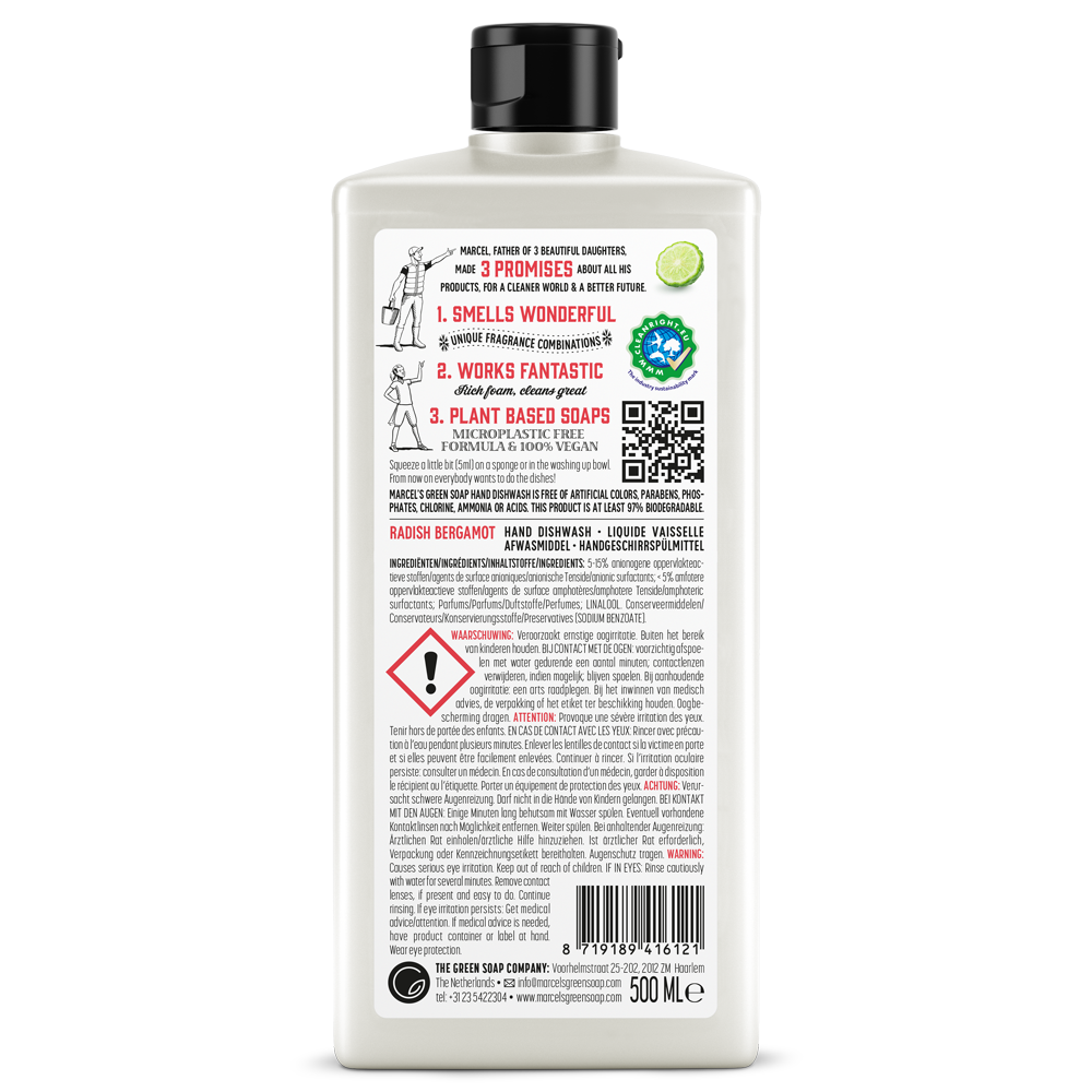 Afwasmiddel Radijs & Bergamot