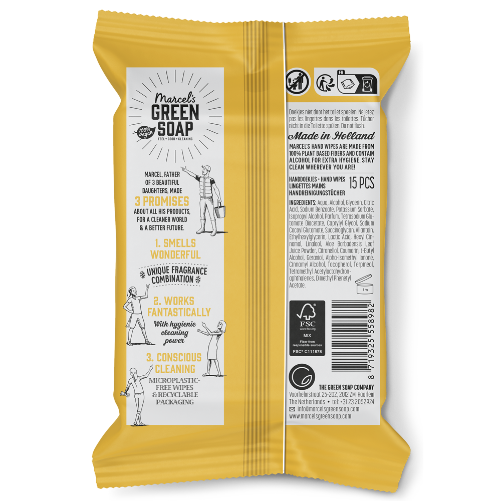 Hygiënische Handdoekjes Vanille & Kersenbloesem