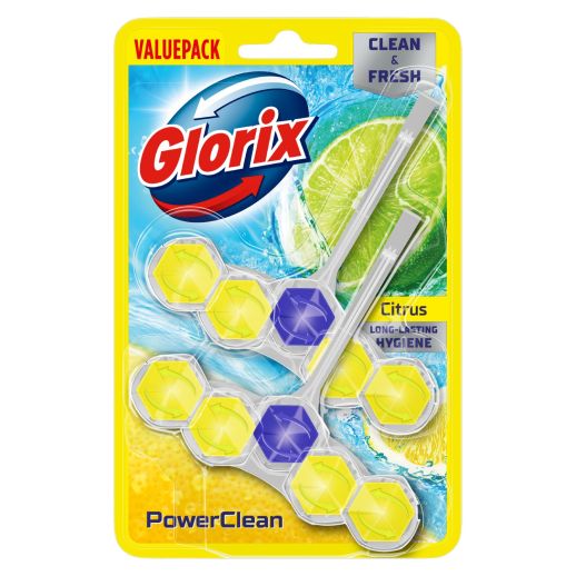 GLORIX Toiletblok Citroen - 7 stuks - 7 stuks