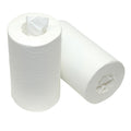 Mini Handdoekrol – 1-laags cellulose, zonder huls - 12 rollen van 120 meter - 12 rollen