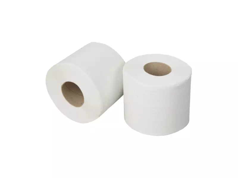 Toiletpapier traditioneel cellulose wit 4-laags 150 vel 9 x 8 rol