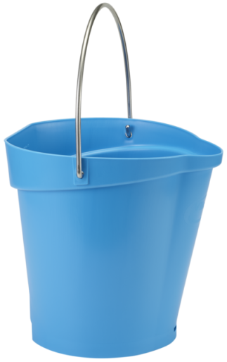 Vikan Emmer 5686 – 12 liter, hygiënische schoonmaakemmer met schenktuit