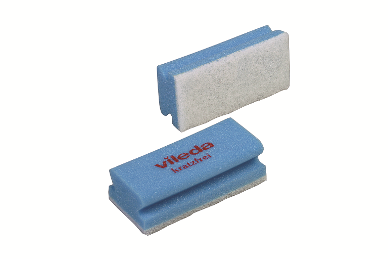 Vileda Glitzi Non-scratch blauw-wit