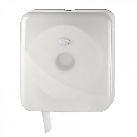 Pearl White Jumbo toiletroldispenser | Maxi