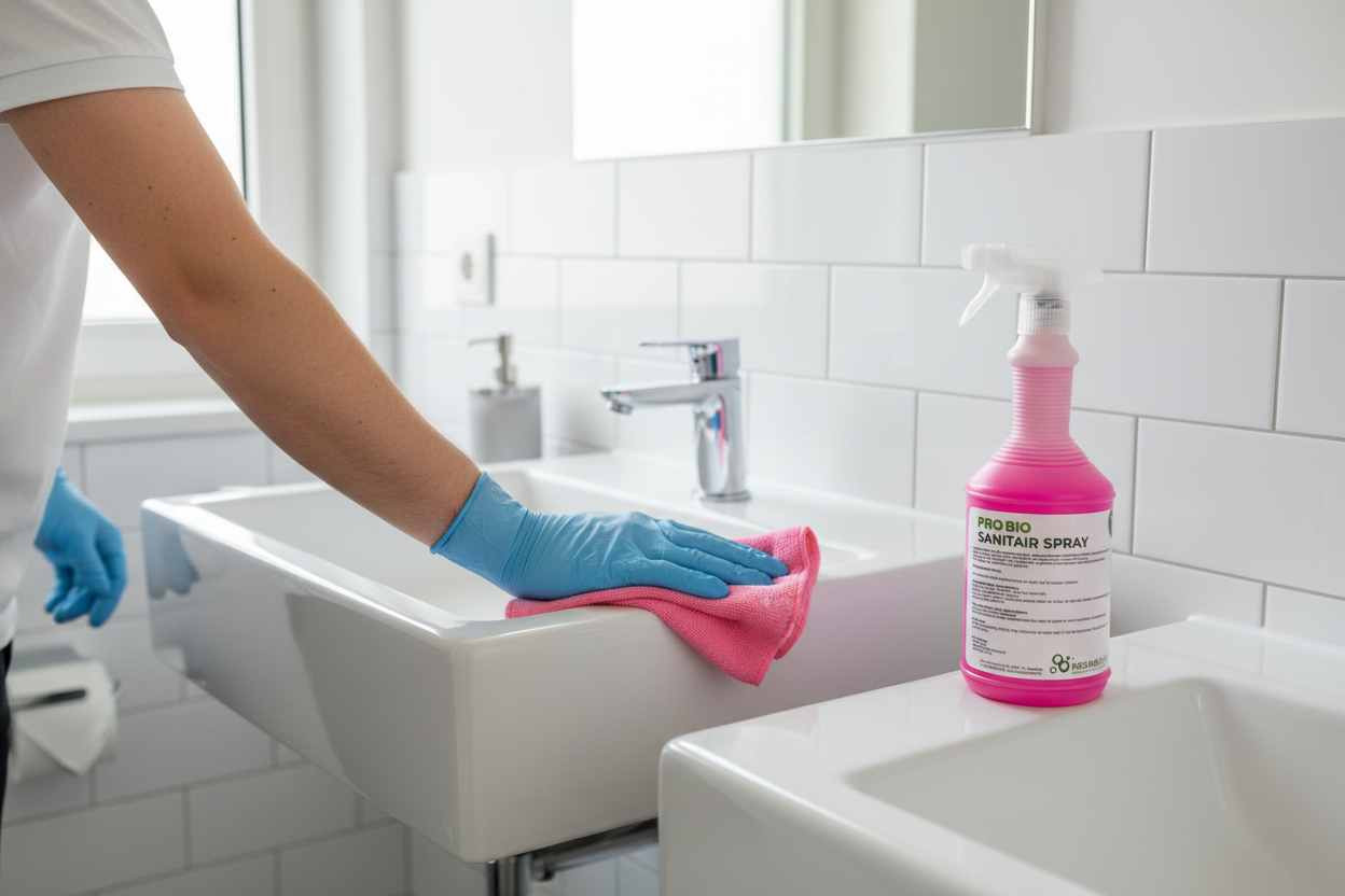 Sanitair Spray – gebruik