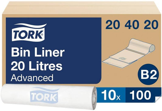 Tork Vuilniszakken 20 l Wit 1000 Stuks - 20 l