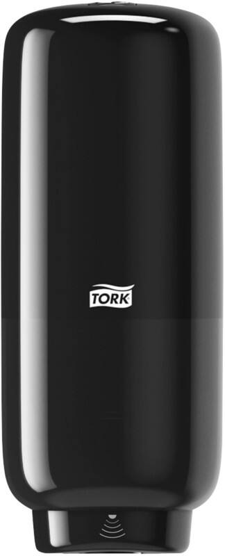 Tork Sensor Dispenser S4, Voor zeep en handdesinfectans 561608 Zwart - 1 liter