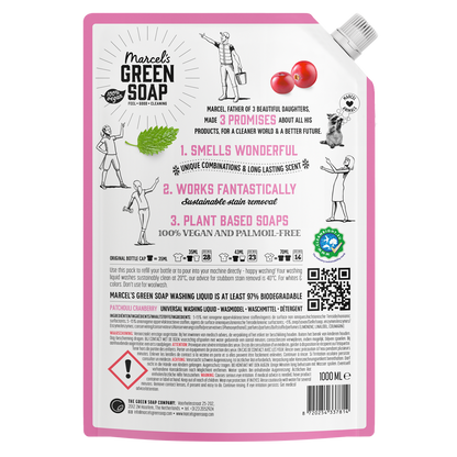 Universeel Wasmiddel Navulling Patchouli & Cranberry