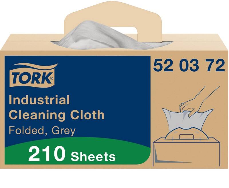 Tork W7 Premium Schoonmaakdoek Grijs 35,5 x 41,5 cm - 5 cm