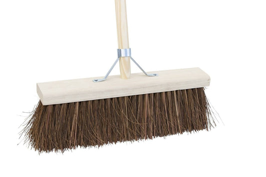 Straatbezem met steel - 45cm