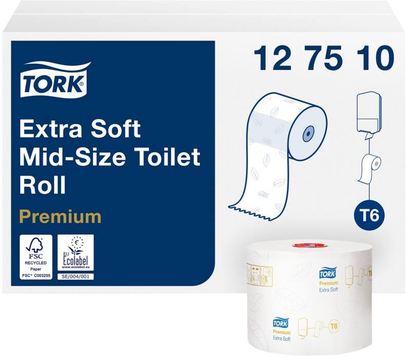 Tork Premium Toiletpapier T6 3-laags 127510 27 Rollen à 70 m - 27 rollen