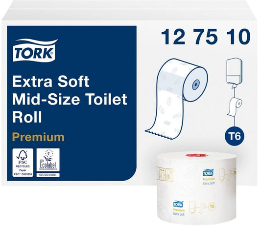 Tork Premium Toiletpapier T6 3-laags 127510 27 Rollen à 70 m - 27 rollen