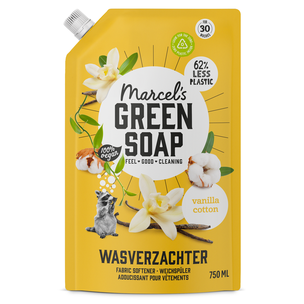 Wasverzachter Navulling Vanille & Katoen