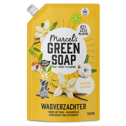 Wasverzachter Navulling Vanille & Katoen