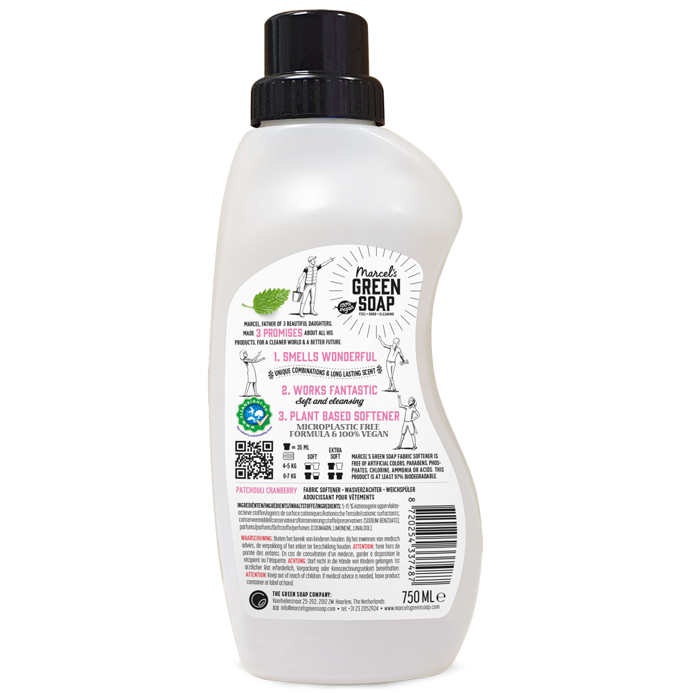 Wasverzachter Patchouli & Cranberry