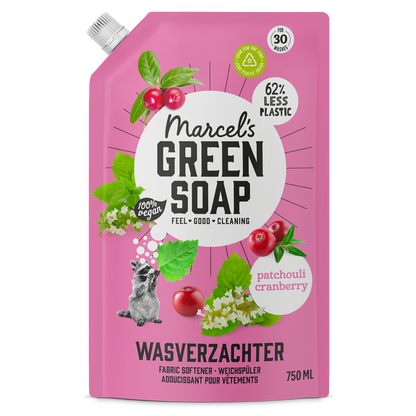 Wasverzachter Navulling Patchouli & Cranberry