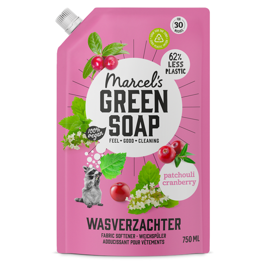 Wasverzachter Navulling Patchouli & Cranberry