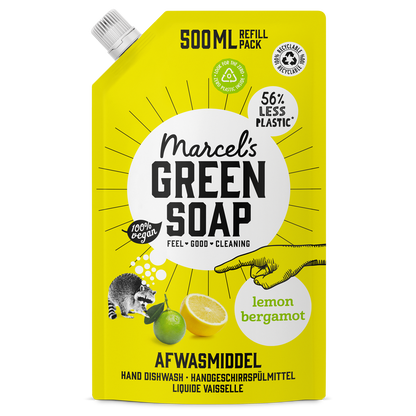 Afwasmiddel Navulling Citroen & Bergamot