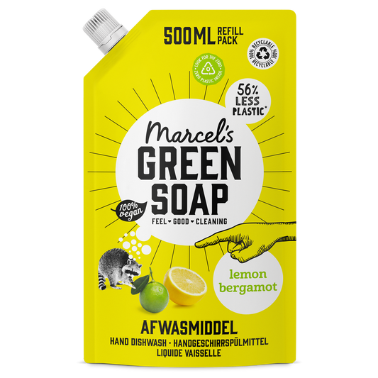 Afwasmiddel Navulling Citroen & Bergamot