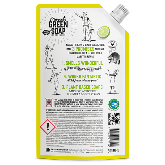 Afwasmiddel Navulling Citroen & Bergamot