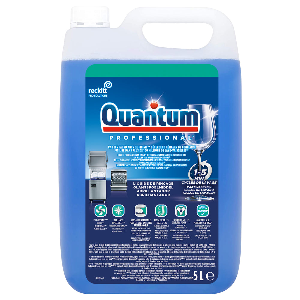 Finish Quantum Professional glansspoelmiddel, can 5 liter
