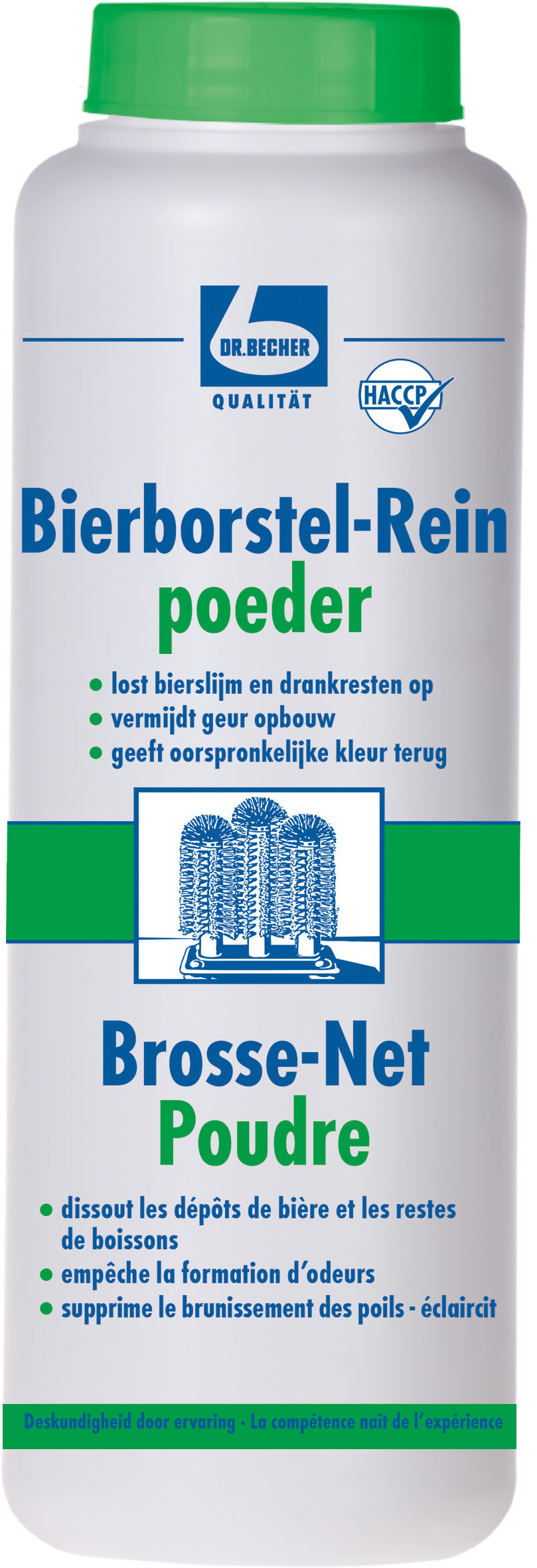 Dr. Becher reinigingspoeder Bierborstel-Rein, bus 750 gram
