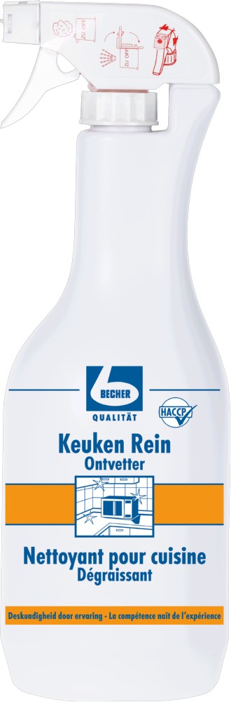 Dr. Becher keukenreiniger Keuken Rein, fles 1 liter