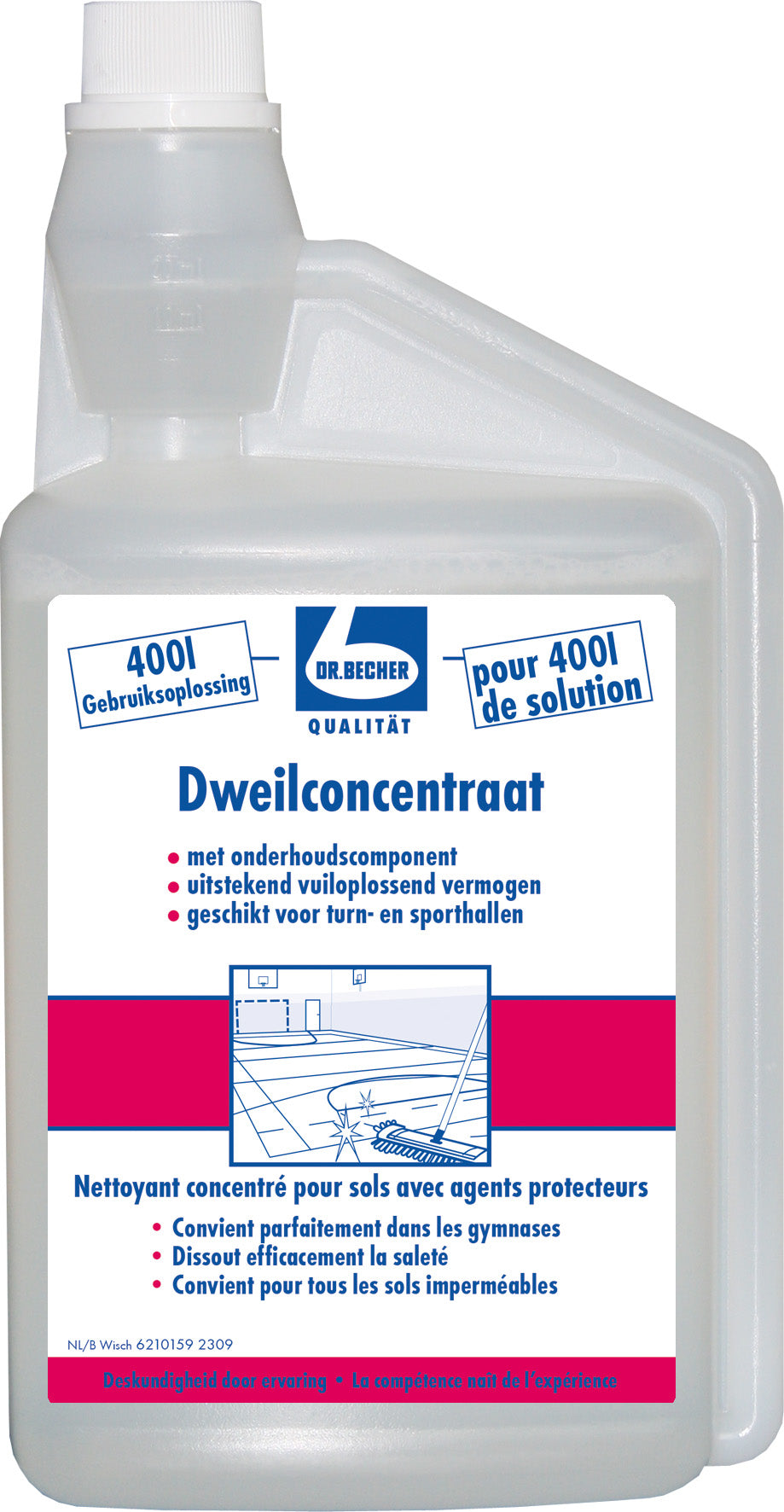 Dr. Becher dweilconcentraat, fles 1 liter