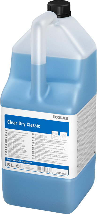 Ecolab naglansmiddel Clear Dry Classic, can 5 liter