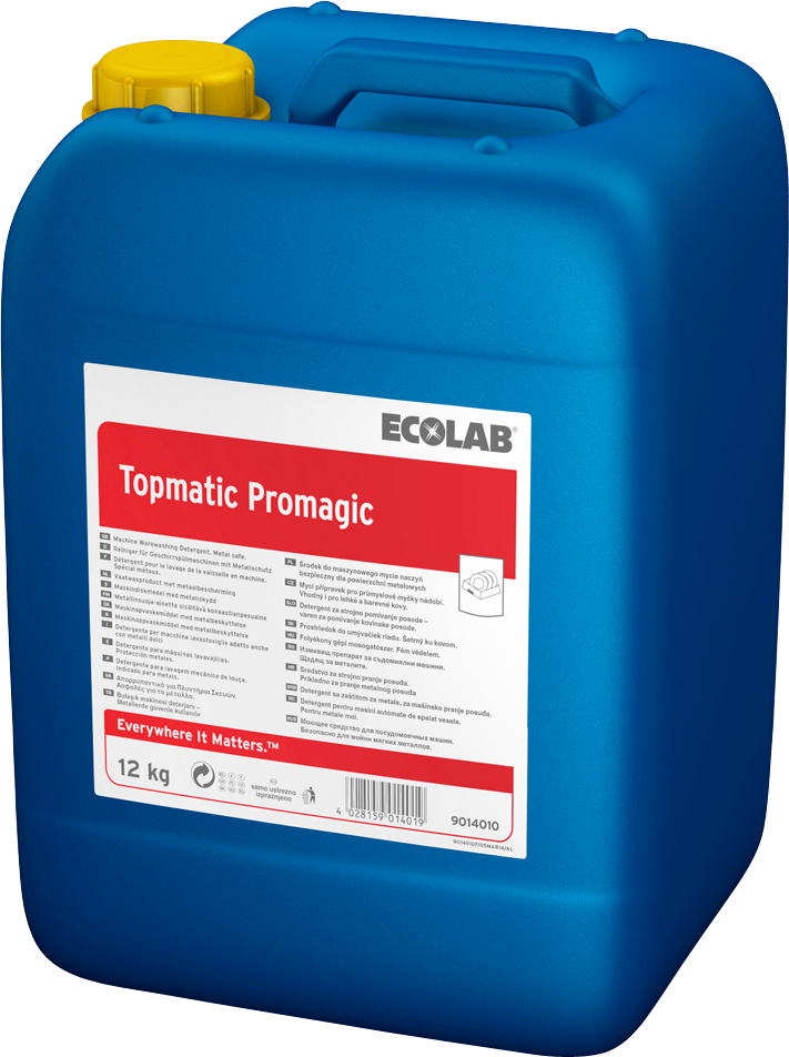 Ecolab vaatwasmiddel Topmatic Promagic, emmer 12 kg