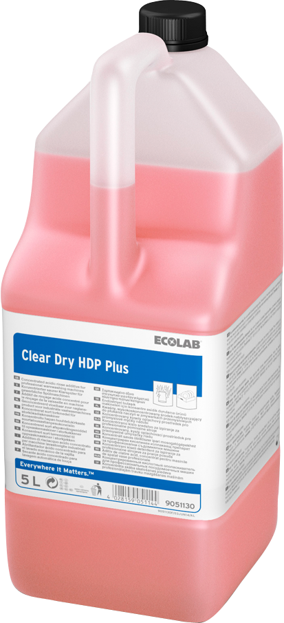 Ecolab naglansmiddel Clear Dry HDP Plus, can 5 liter