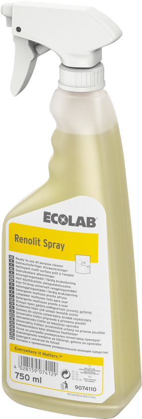 Ecolab keukenreiniger Renolit Spray, spuitflacon 750 ml