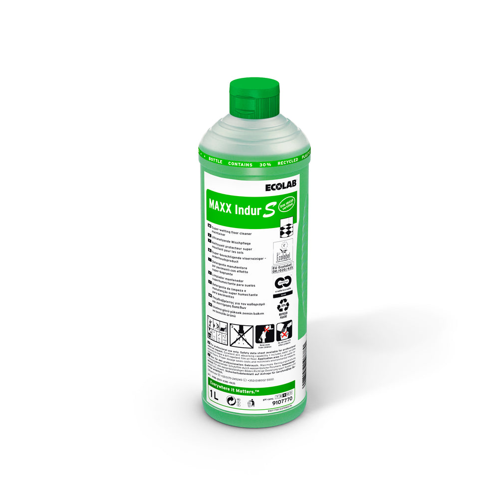 Ecolab vloerreiniger Maxx Indur S, fles 1 liter