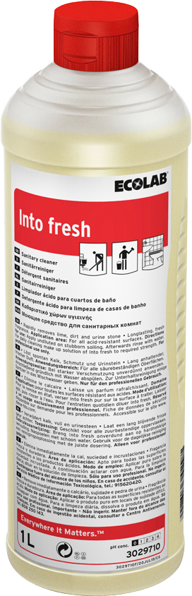Ecolab sanitairreiniger Into Fresh, fles 1 liter