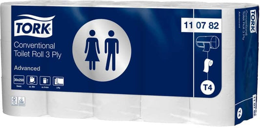 Tork Advanced Toiletpapier T4 3-laags 110782 30 Rollen à 250 Vellen - 30 rollen