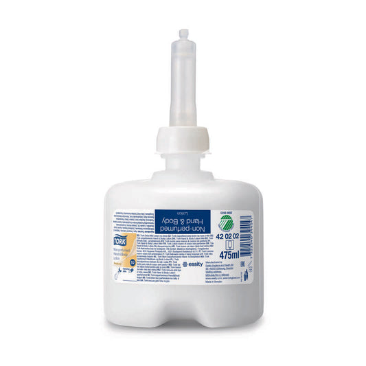 Tork Hand & Body Handzeep Vloeibaar S2 Wit 420202 8 Stuks à 475 ml