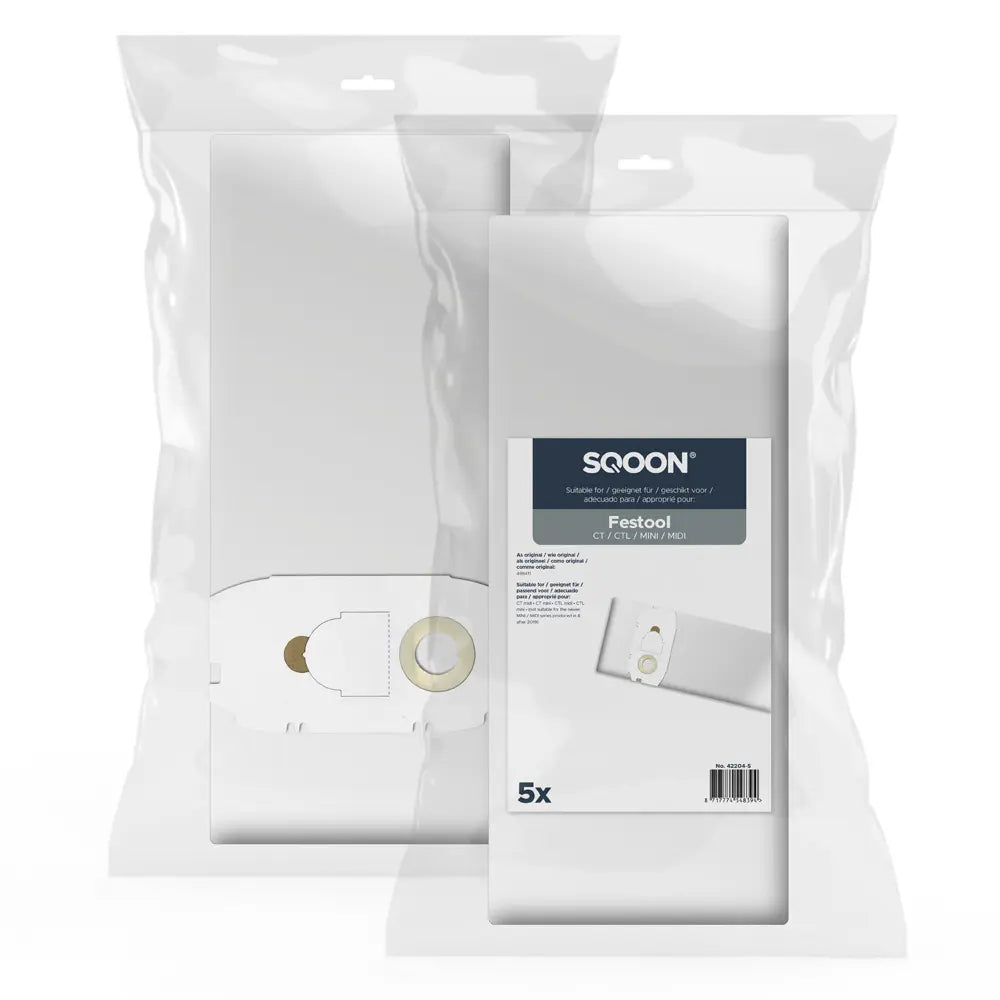 SQOON Stofzuigerzakken geschikt voor Festool CT / CTL / MINI / MIDI - stuk