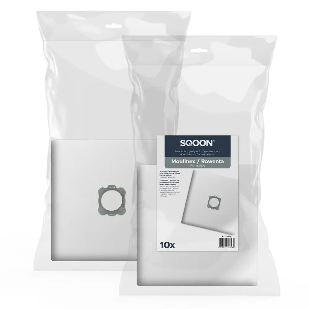 SQOON Stofzuigerzakken geschikt voor Moulinex / Rowenta Wonderbag - stuk