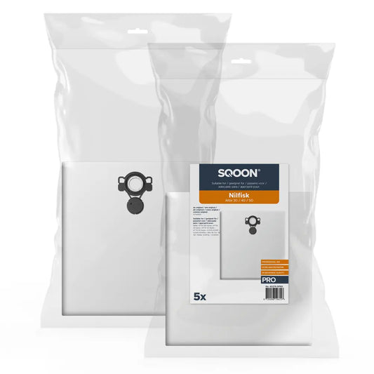 SQOON Stofzuigerzakken geschikt voor Nilfisk Attix 30 / 40 / 50 series PRO - stuk