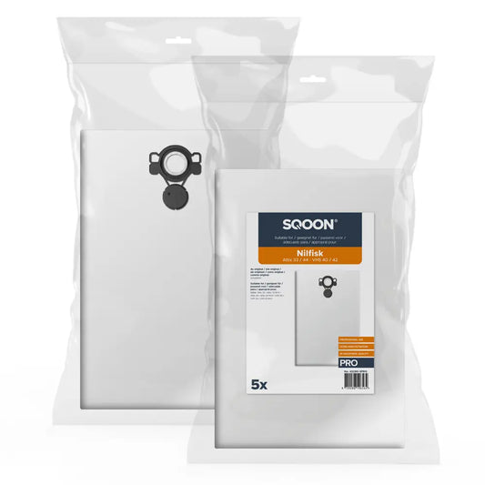 SQOON Stofzuigerzakken geschikt voor Nilfisk Attix 33 / 44 - VHS 40 / 42 PRO - stuk