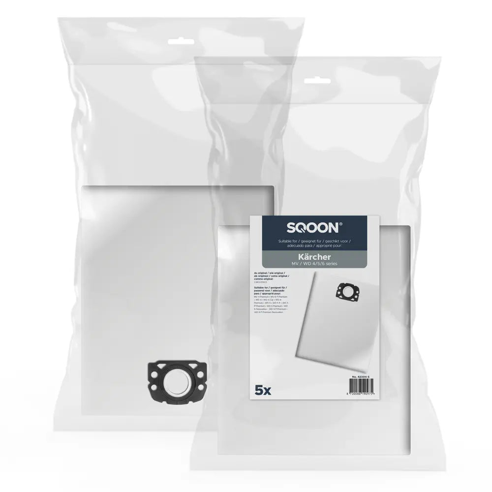 SQOON Stofzuigerzakken geschikt voor Karcher WD / MV 4/5/6 series - KFI 487 - stuk