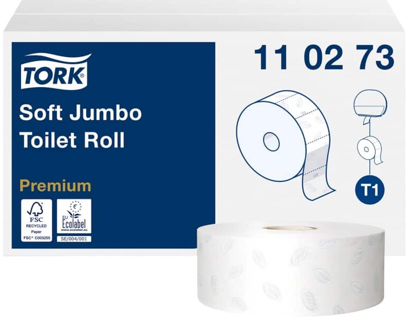 Tork Premium toiletpapier T1 2-laags 110273 6 rollen à 1800 vellen - 6 rollen