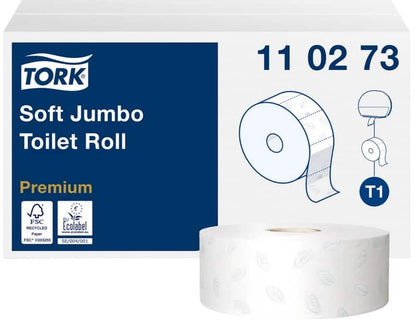 Tork Premium toiletpapier T1 2-laags 110273 6 rollen à 1800 vellen - 6 rollen