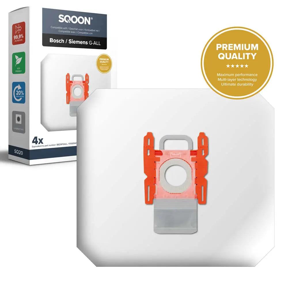 SQOON Stofzuigerzakken geschikt voor Bosch / Siemens G-All 3-D Pro - stuk
