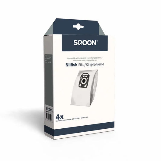 SQOON Stofzuigerzakken geschikt voor Nilfisk Elite/King/Extreme 3-D - stuk